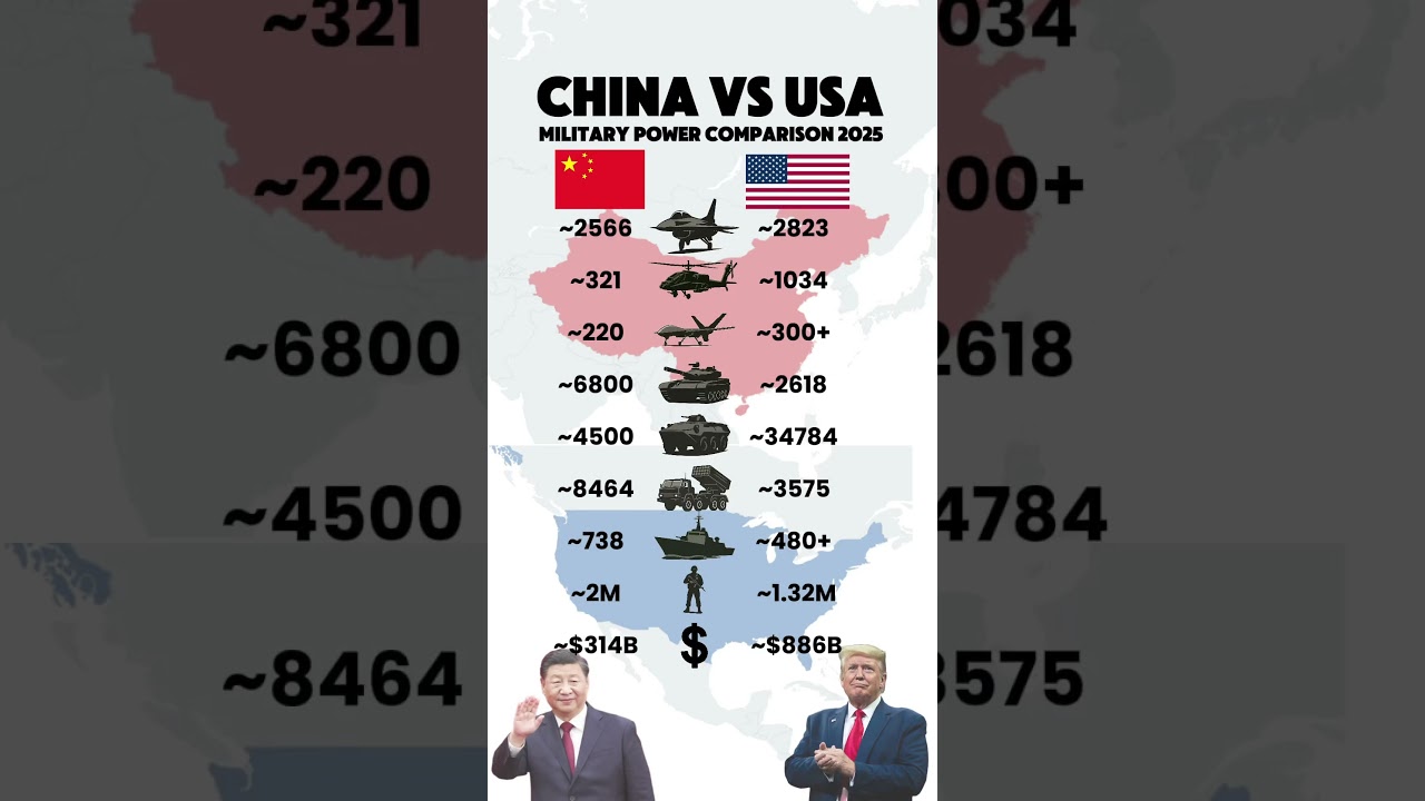 China vs USA: Who Has the Stronger Military? 🇺🇸