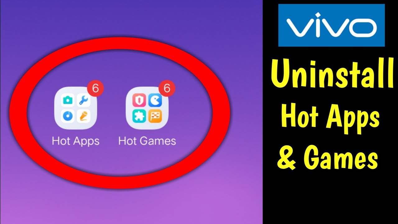 Delete Hot Apps & Games on Vivo Mobile π±