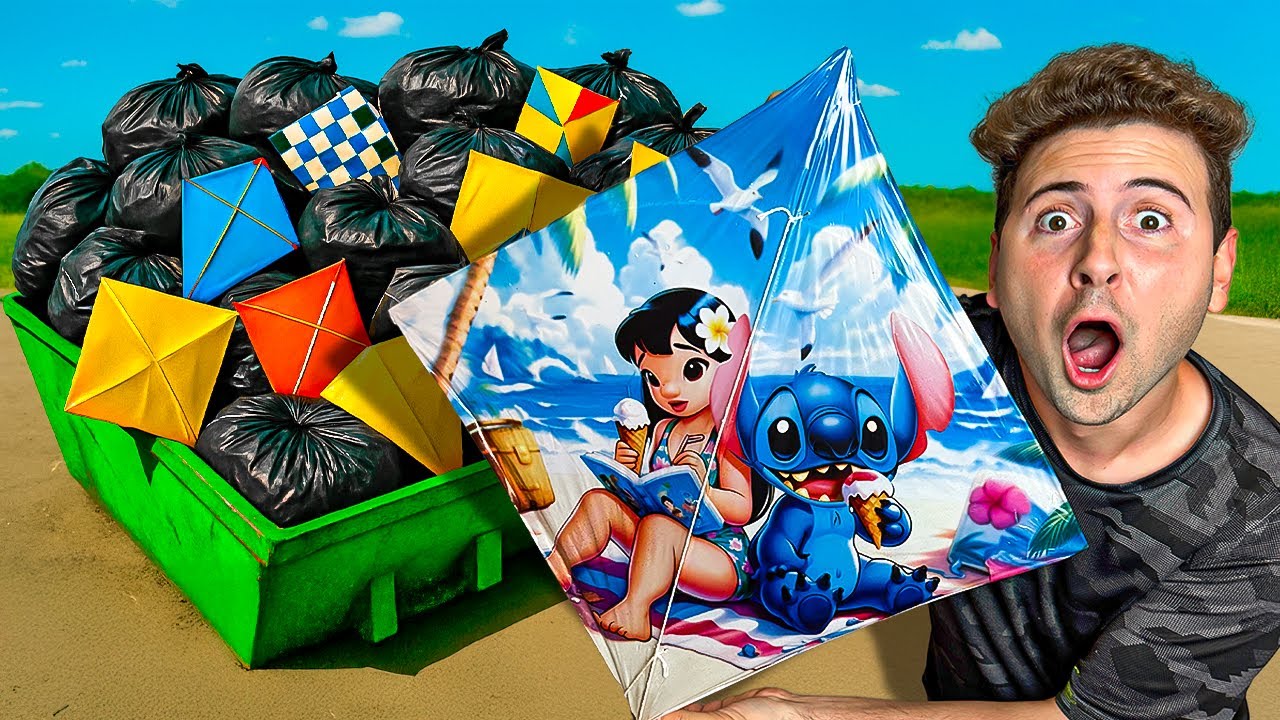 Encontrei uma Pipa Incrível no Lixo! 🎏