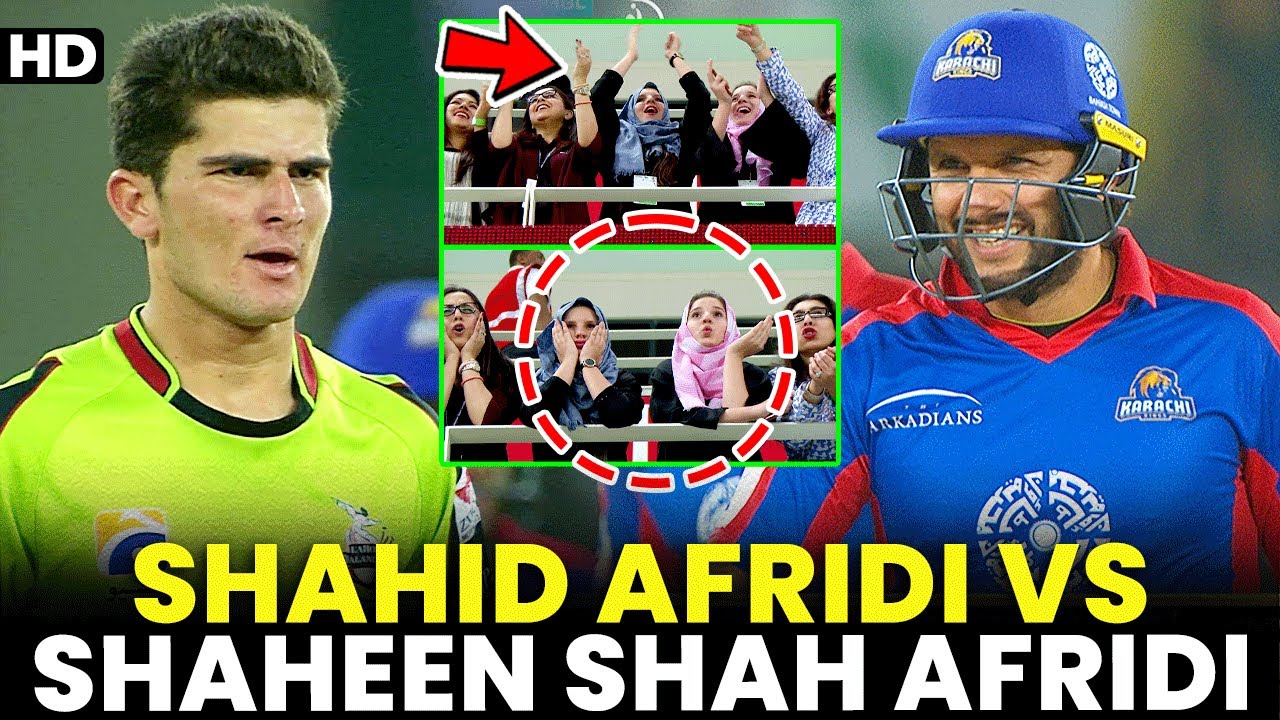 Epic Clash: Shahid Afridi vs Shaheen Shah Afridi | Lahore Qalandars vs Karachi Kings | HBL PSL 2018