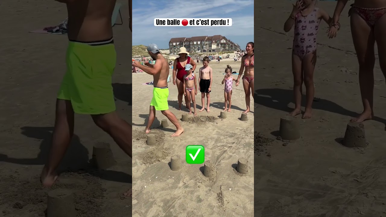 Jeu gratuit à faire sur la plage 😁