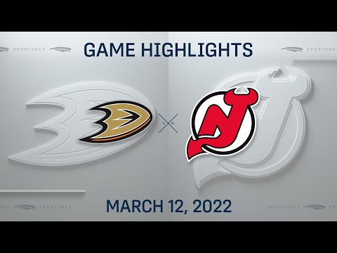 NHL Highlights | Ducks vs. Devils - Mar. 12, 2022