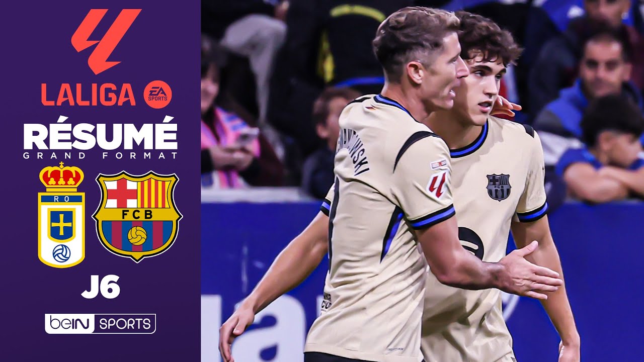 FC Barcelone Renverse Oviedo après Départ Incroyable ! ⚽️ Résumé du Match La Liga J6