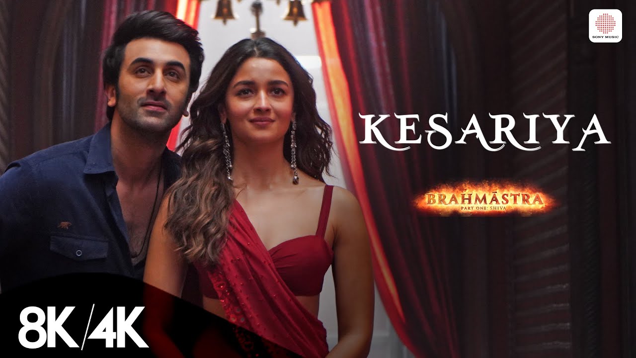 Kesariya 8K/4K Music Video | Arijit Singh & Stars