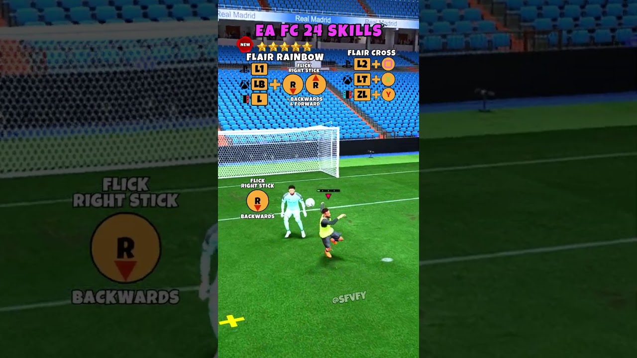 EA FC 24 New Skill Move Tutorial ⚽️