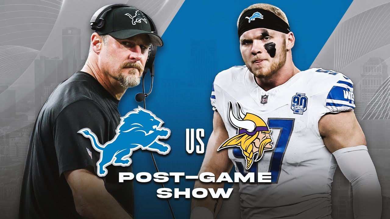 Detroit Lions vs. Minnesota Vikings Live Postgame Breakdown 🏈 | November 2, 2025