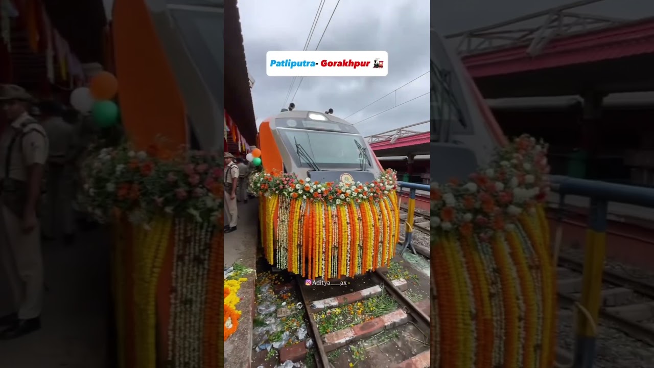 Pooja Ceremony Before Patliputra-Gorakhpur Vande Bharat 🚆