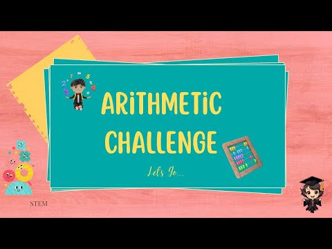 ARITHMETIC CHALLENGE | ADDITION, SUBTRACTION, MULTIPLICATION, DIVISION| SPEED MATH PRACTICE