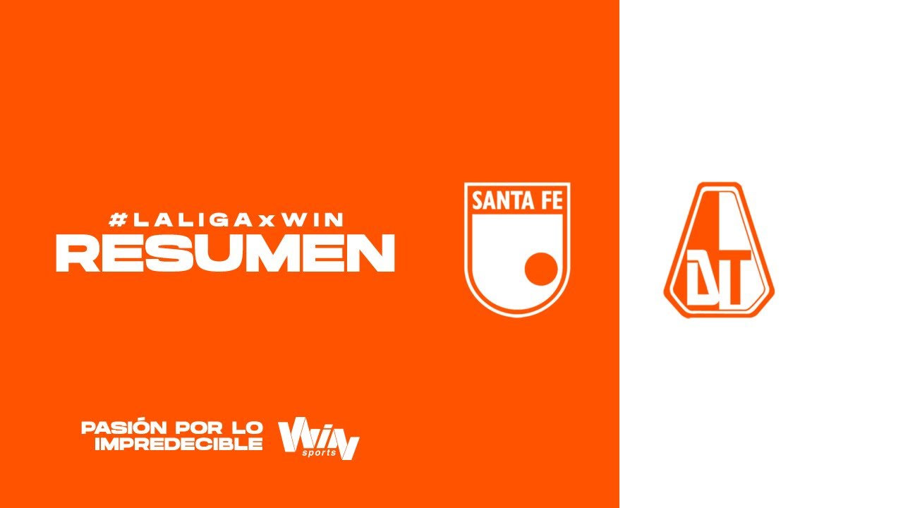 Santa Fe vs. Tolima: Resumen y Goles | Liga BetPlay 2024-1