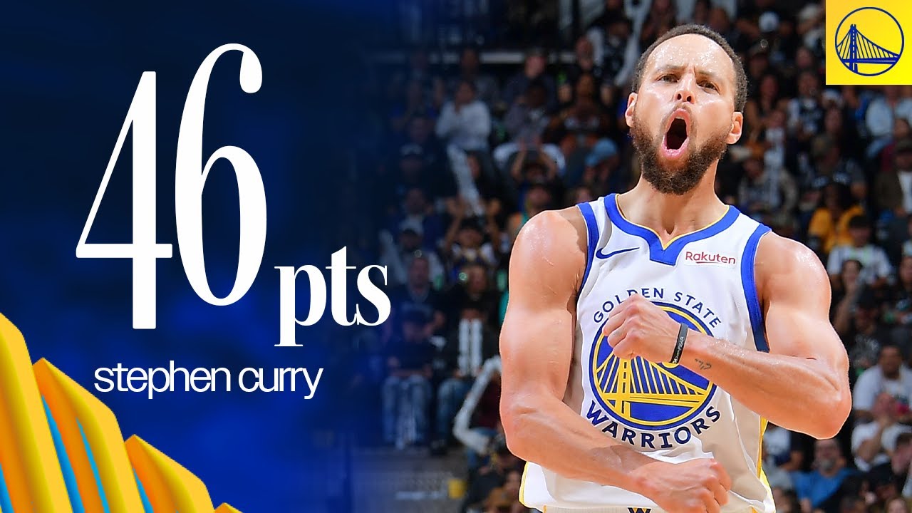 Stephen Curry Dominates with 46 Points in Warriors' Thrilling Win over Spurs 🏀