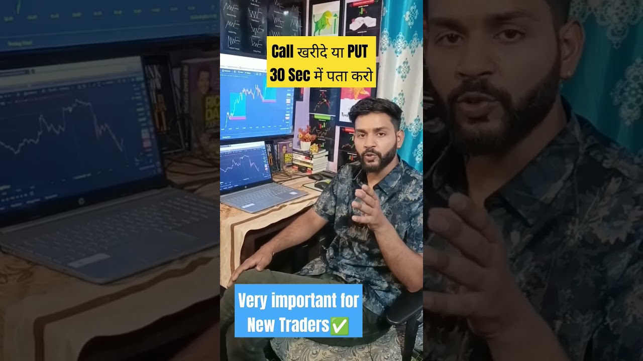 30 सेकंड में जानिए: Call या Put में ट्रेड करें सही फैसला 🕒