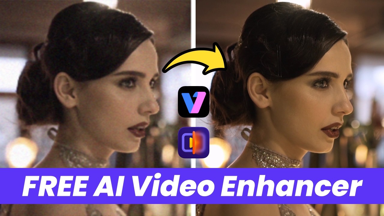 Free Video Enhancer 2026 | How to Upscale Video Quality (FREE & Easy Way）