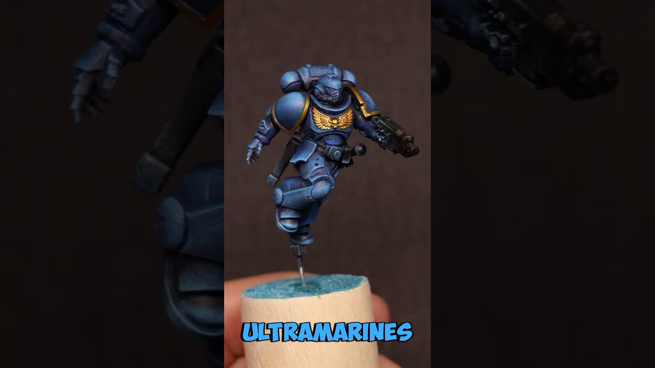 Quick Ultramarines Tabletop Painting with Purple 🎨