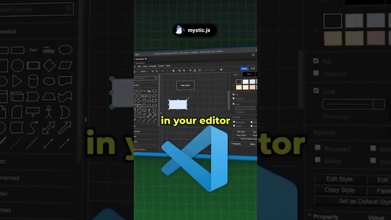 Integrate Draw.io with VS Code for Easy Diagrams
