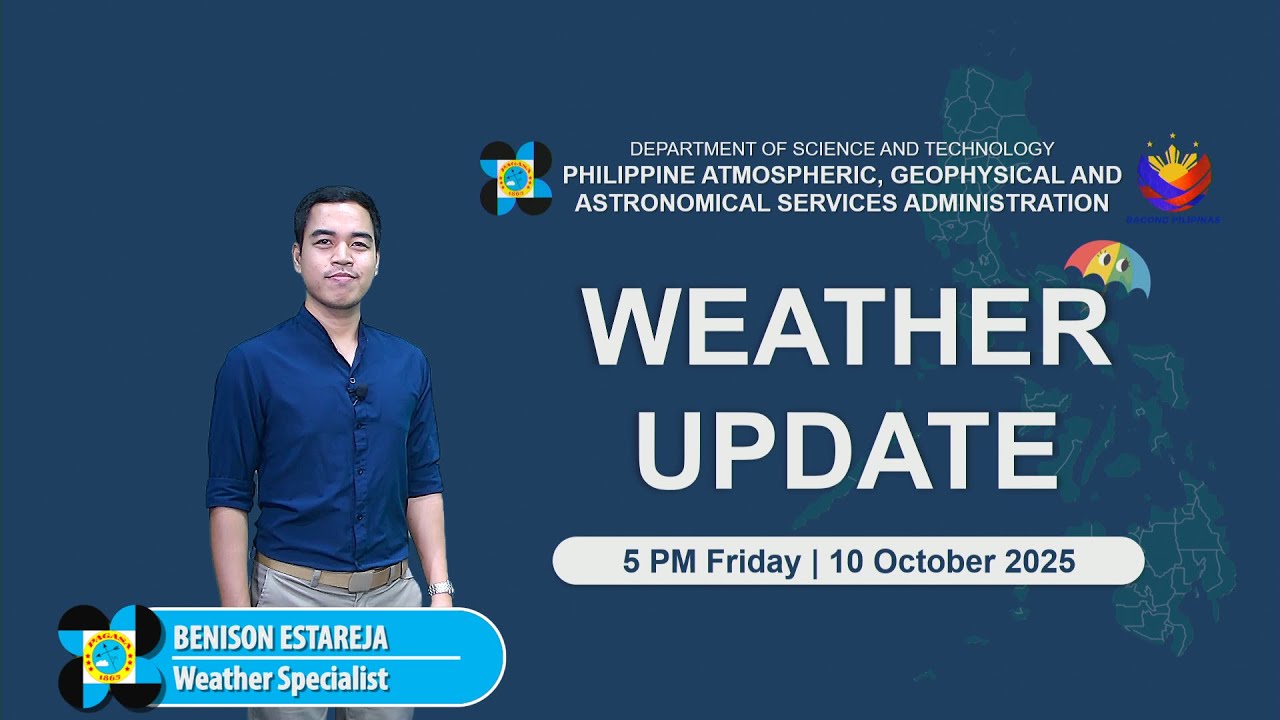 Today's 5 PM Weather Update for October 10, 2025 🌤️