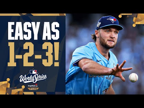 FULL INNING: Trey Yesavage finishes off a 1-2-3 first inning in his 5th start this Postseason! 💪