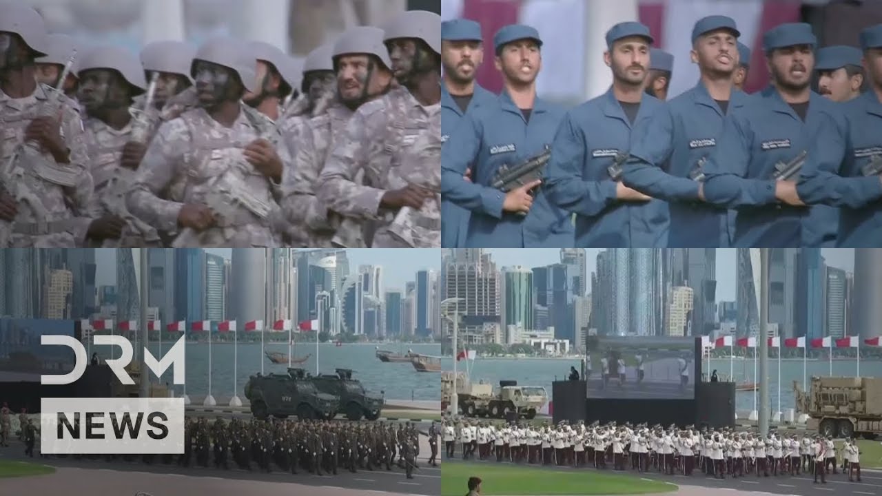 MASSIVE MILITARY PARADE IN QATAR: Fighter Jets, Tanks, and Military Parade Stun Qatar Crowds | AQ1B
