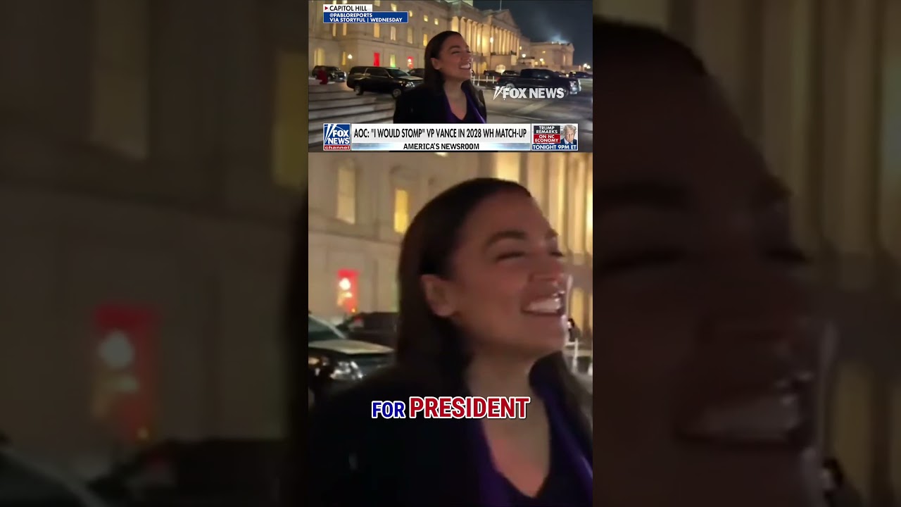 WATCH: AOC's BOLD response to taking on Vance in 2028 #foxnews #news #us #fox