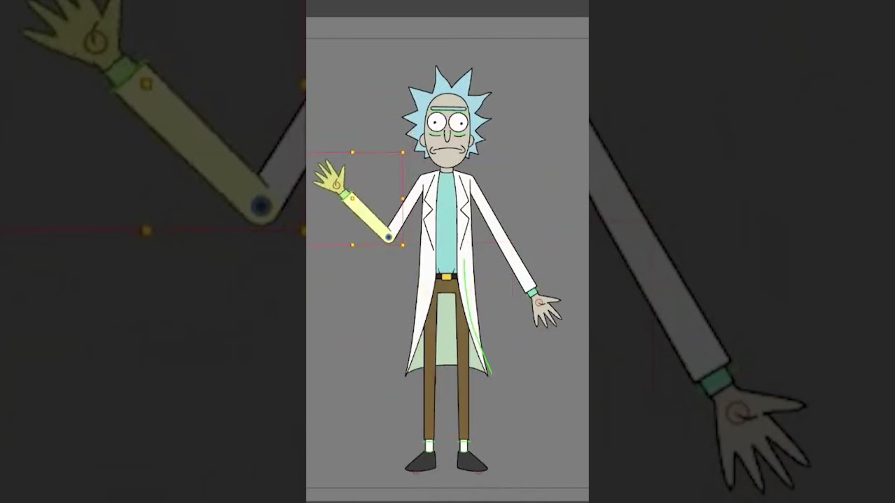 How Shows Like Rick and Morty Are Animated #animation #2danimation