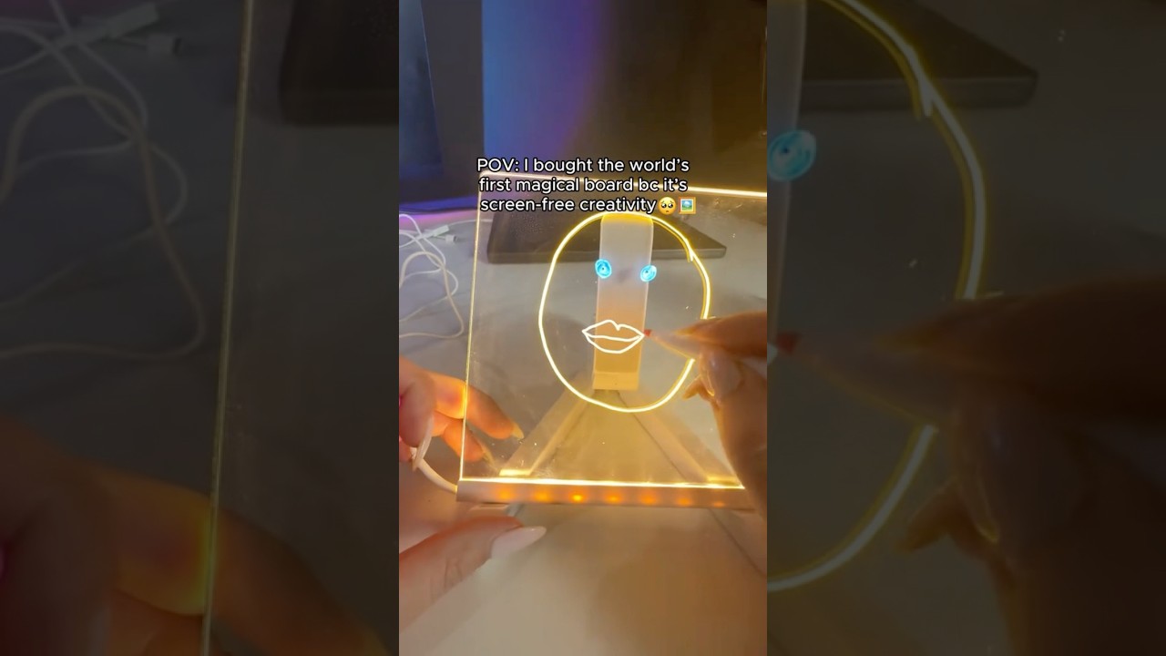 Experience the Magic of the iPad-Like Light & Drawing Board! ✨