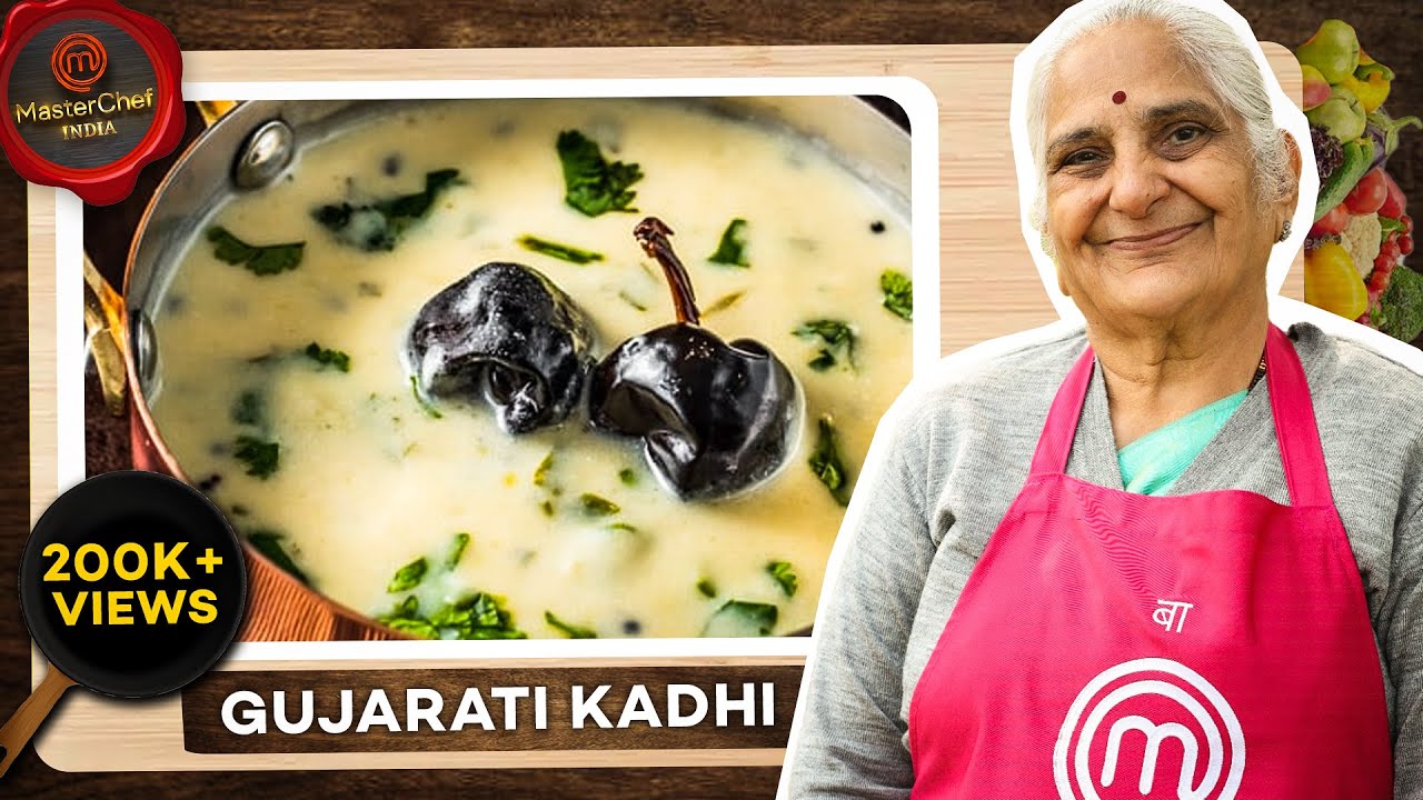 Authentic Gujarati Kadhi Recipe by Gujjuben