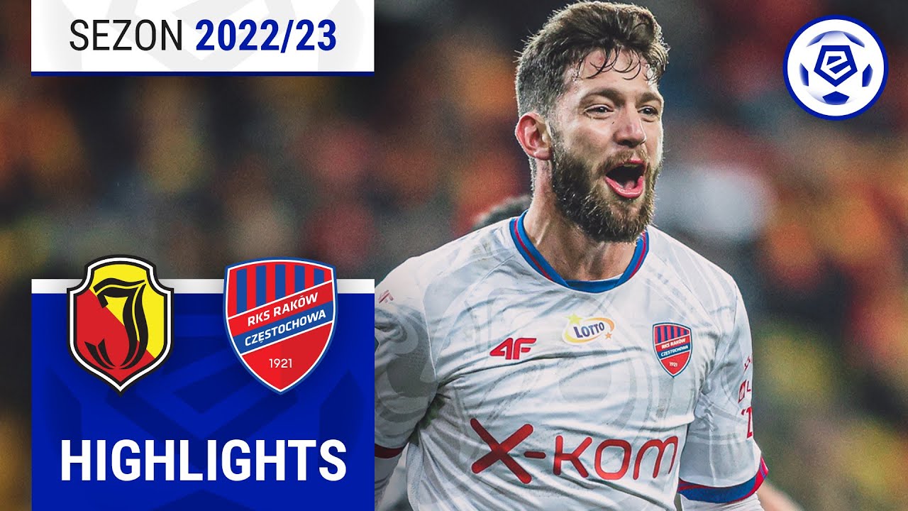 Emocjonujący Mecz Jagiellonia Białystok vs Raków Częstochowa 1:2 – Skrót Ekstraklasa 2022/23 🏆