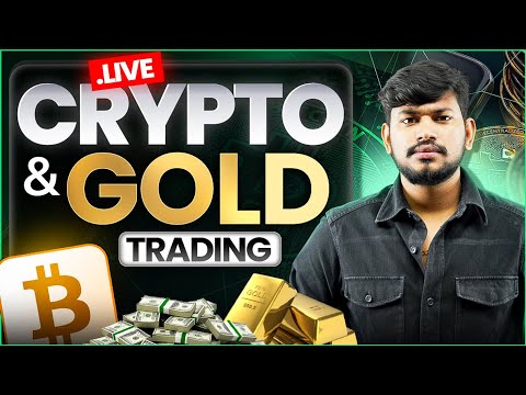 |Gold , BTC , ETH and Alt coins Trading || Hindi || #livetrading #cryptocurrency