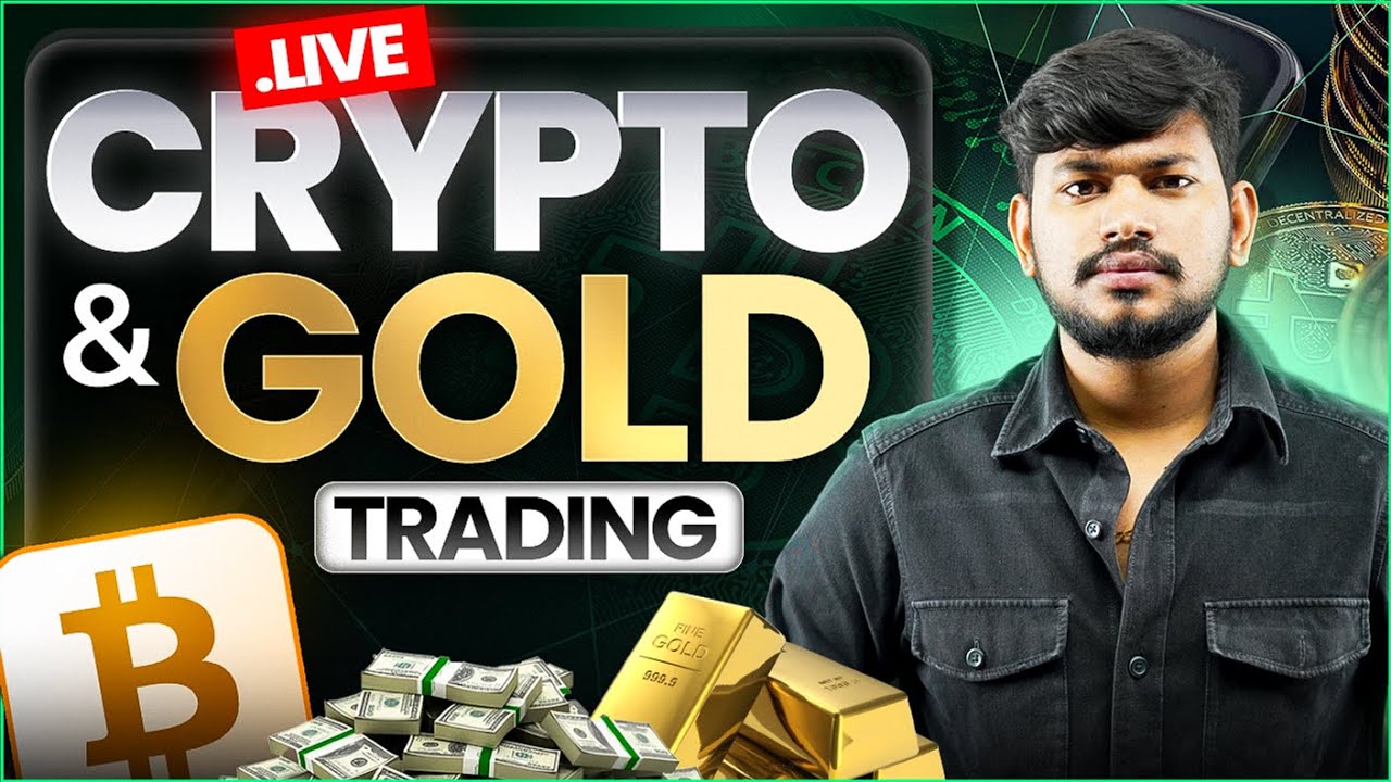Live Crypto Trading in Gold, BTC, ETH & Altcoins | Hindi 📈 | Join Now!