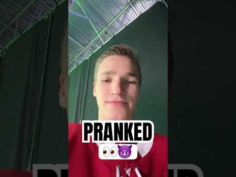 Habs pranked with eye distance filter 😂 #NHL #Prank #Shorts