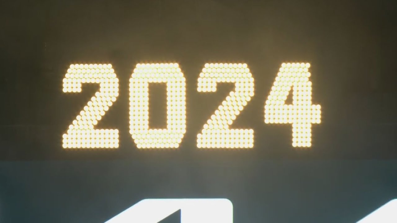 Times Square 2024 Ball Drop Video 🎉
