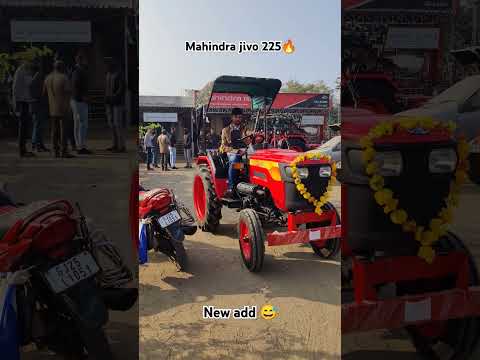 Mahindra jivo 225🔥 New add😍 tractar lover 💫tractar#farming #mrkhedut #villagelife
