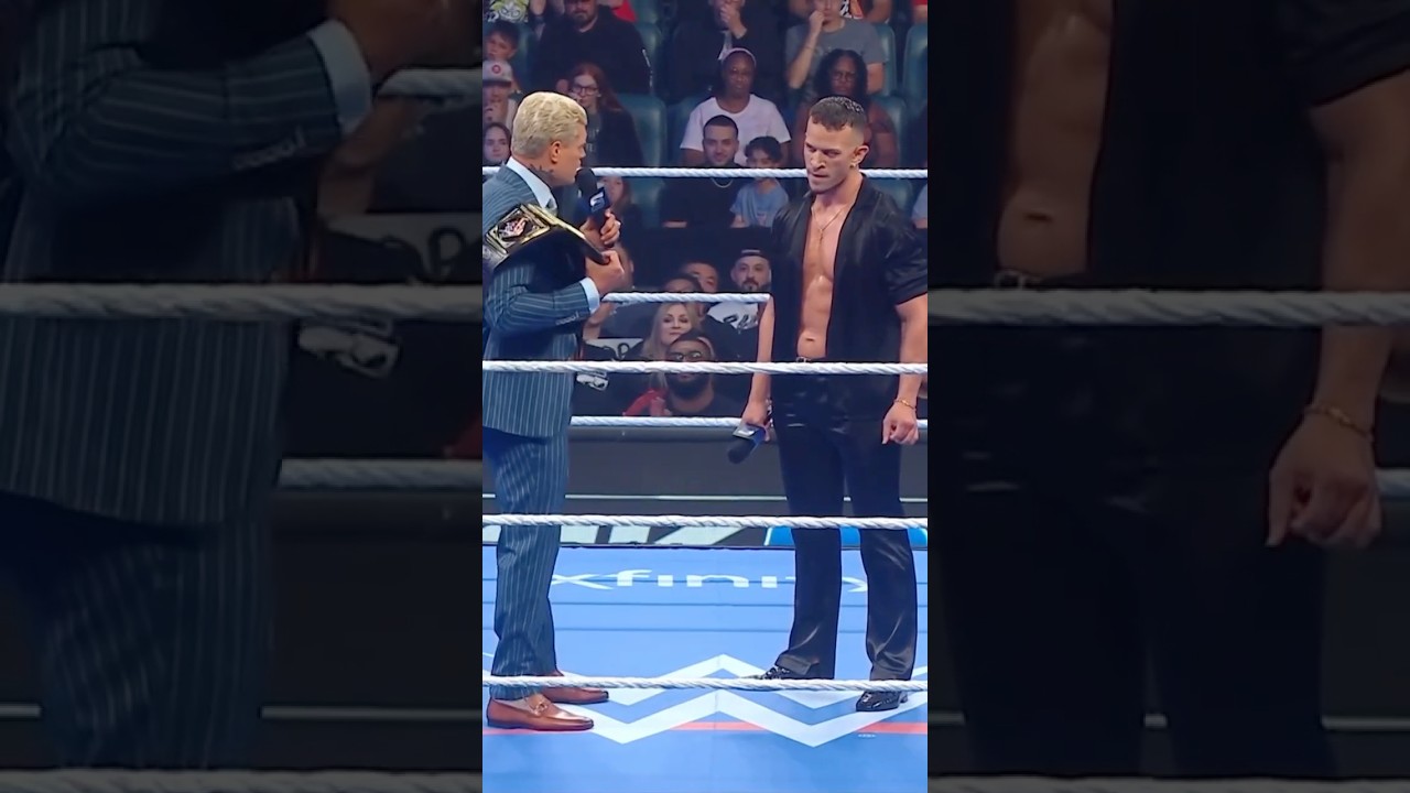 Alright Ricky Saints, you have our attention!! 😮#SmackDown
