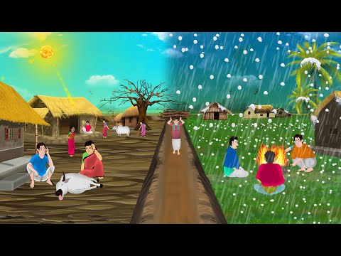 गर्मी का गांव ठंड का गांव | Hindi Story | Hindi Kahaniya | Moral Stories | cartoon story