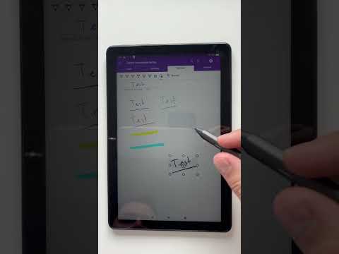 Let’s See how to erase at OneNote notes with the „Made for Amazon“ Stylus on the Fire HD 10! #pen