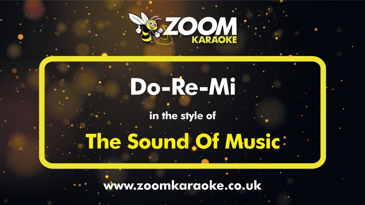 The Sound of Music - Do-Re-Mi Karaoke with Lyrics 🎶