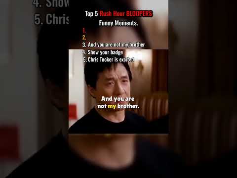 Top 5 Rush Hour BLOOPERS Funny Moments. π