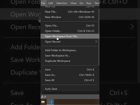 How To Enable Autosave in Visual Studio #vscode #shorts #save
