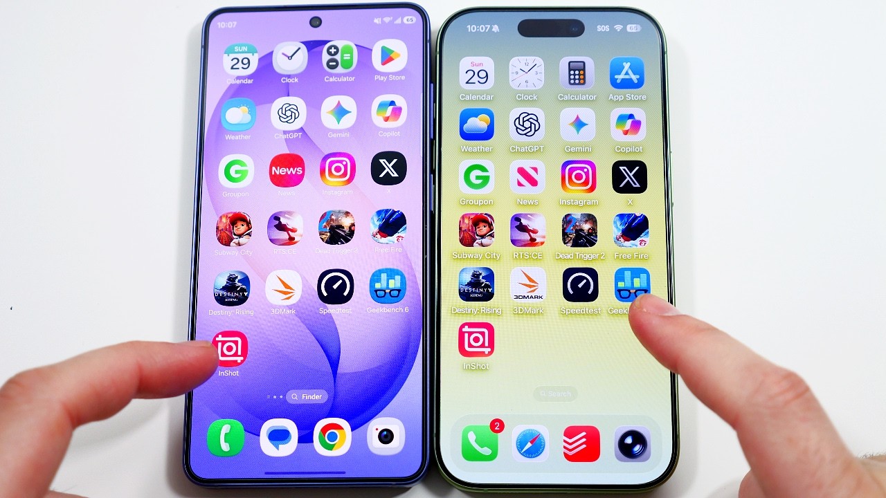 Galaxy S26 vs iPhone 17 Speed Test ⚡