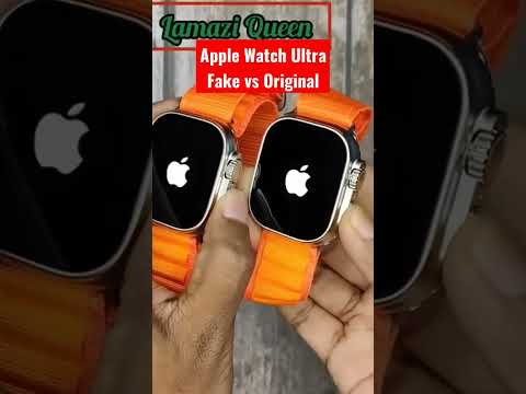 Apple watch ultra Fake vs real#new #technology #tech #viral #watch #techwatch #trending #applewatch