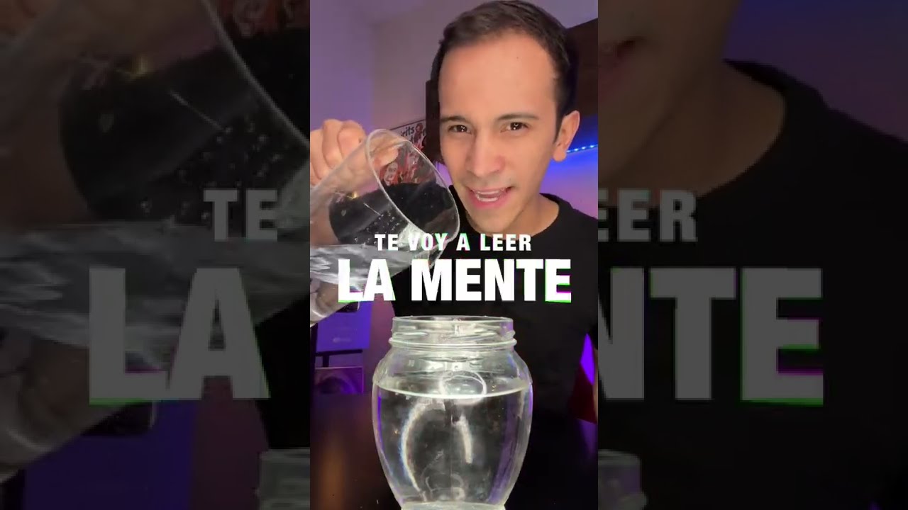 ¡El Agua Lee Tu Mente! 🔮 #shorts