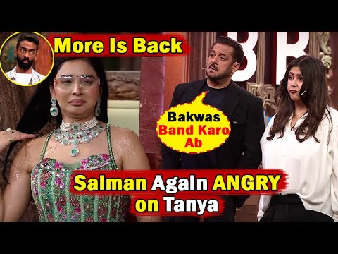 Bigg Boss 19 Today Episode Promo Salman Khan AGAIN ANGRY on Tanya Mittal | Pranit iS Back BB19