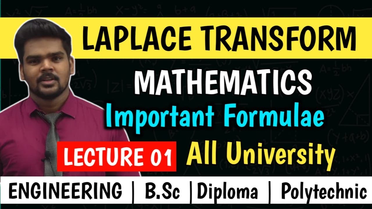 Laplace Transform: Key Formulas for University Exams π