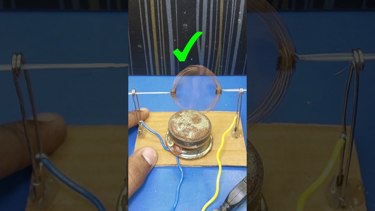 DIY Electric Motor Science Project ⚡ – Easy Step-by-Step Guide