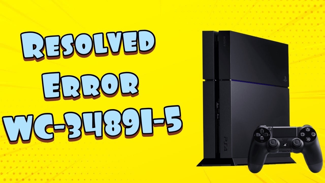 Fix PS4 Error WC-34891-5 & Invalid Credit Card (2020) 💳