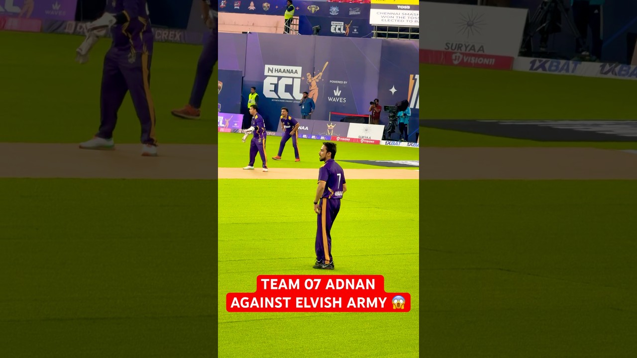 Team 07 Adnan Battles Elvish Yadav Army in ECL