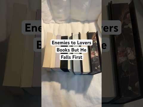 Enemies to lovers books but he falls first #bookrecommendations #booktube #enemiestoloversbooks
