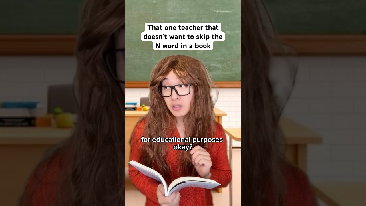 How Teachers Be When They See The “N” Word During Reading #funny #shorts
