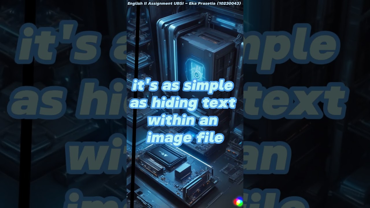 Steganography Assignment for Bahasa Inggris II at Universitas Bina Sarana Informatika