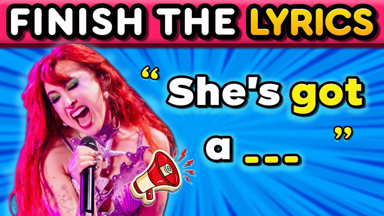 Finish the Lyrics Challenge 🎶 2025 Hits
