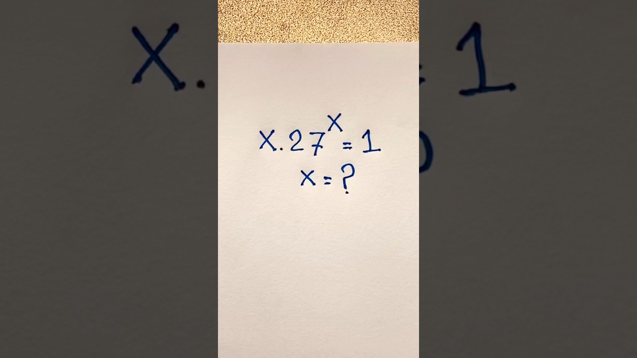 Beauty of Mathematics #exponentialequation #maths #shorts